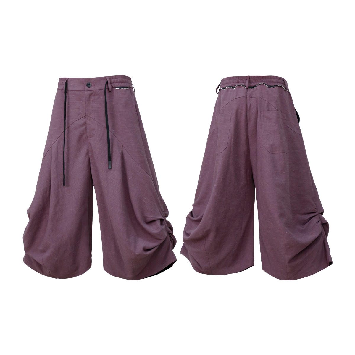RELABEL Pleated Casual Capris