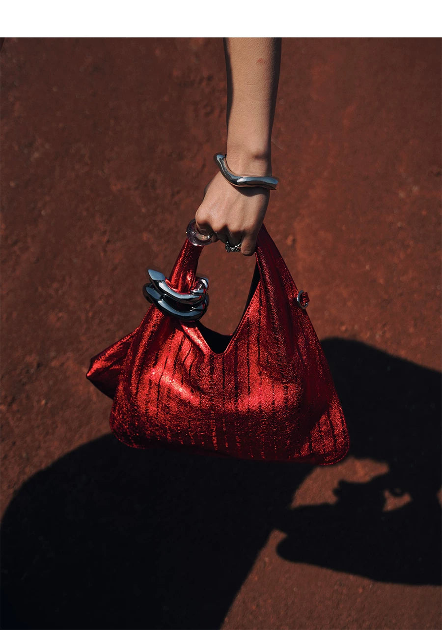 IUBALLET First-layer Cowhide Messenger Bag