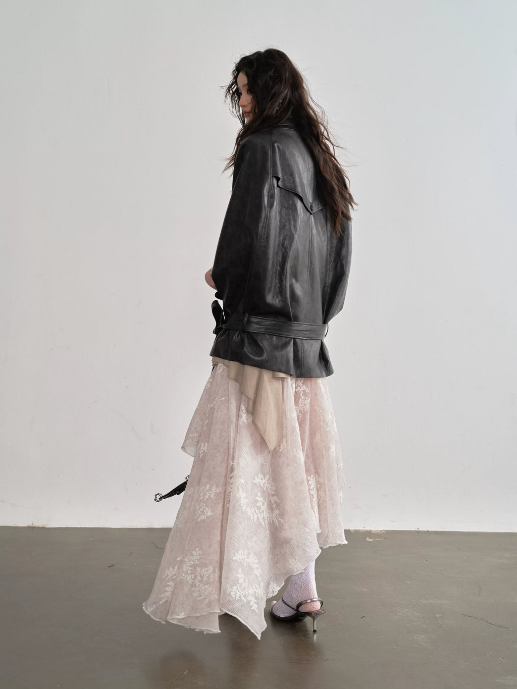 JNYLON Vintage Cape-style Shawl Jacket