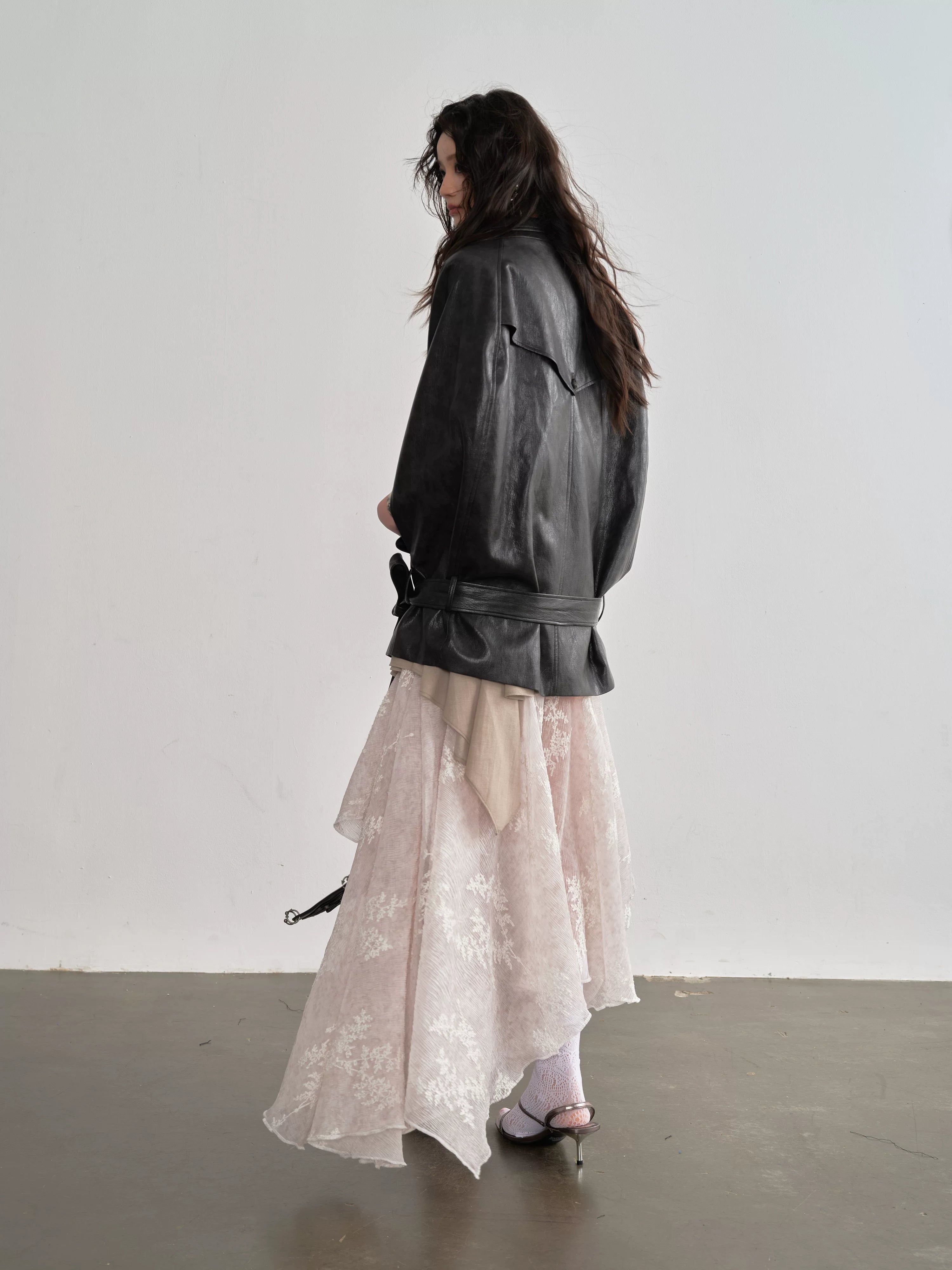 JNYLON Vintage Cape-style Shawl Jacket