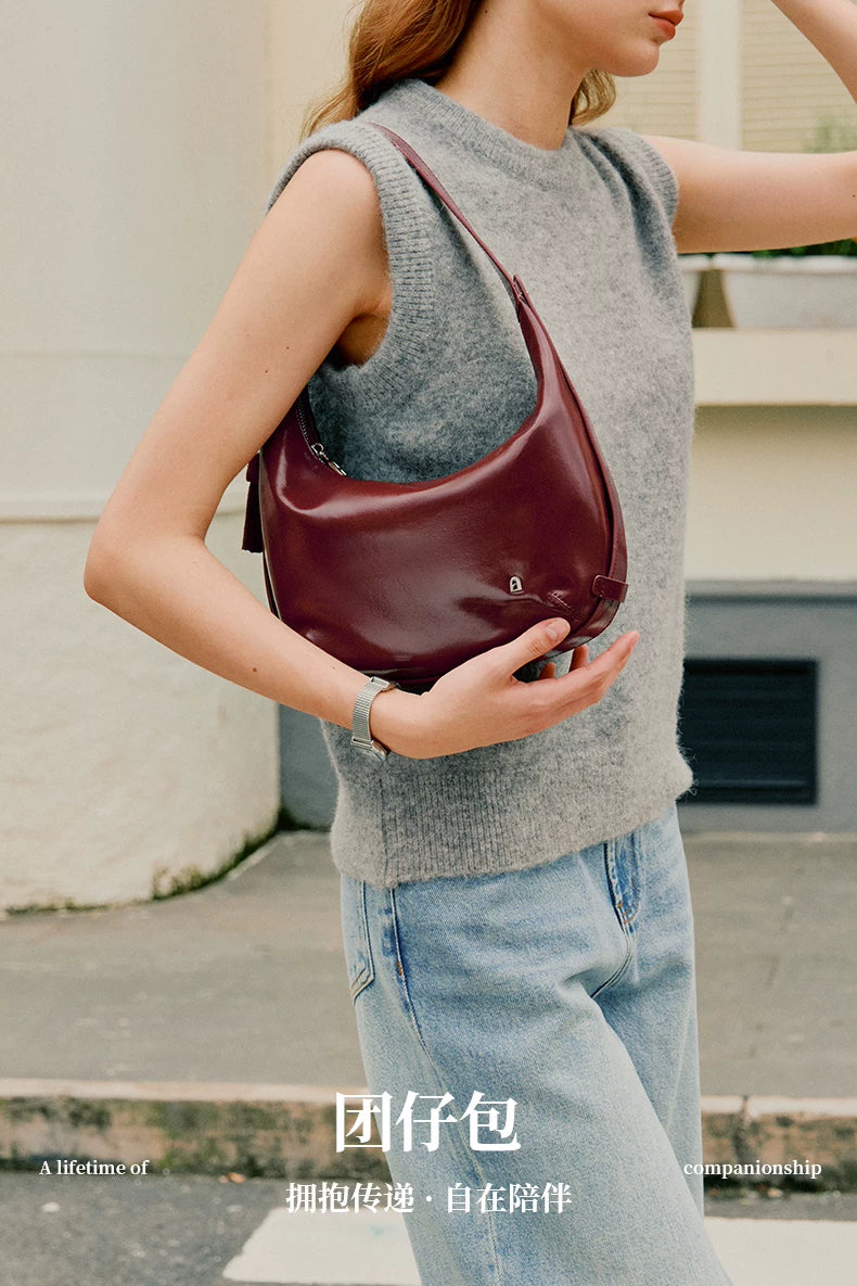La Festin Cowhide Crossbody Bag