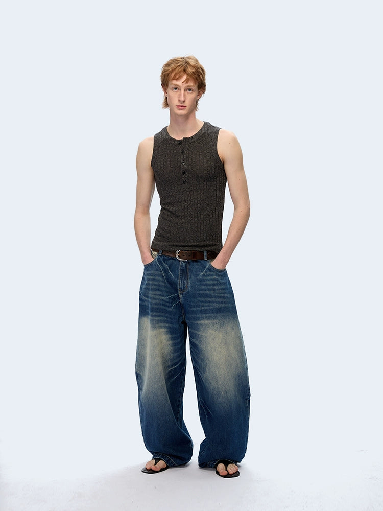 TZ Killer Button Henry Slim Fit Vest