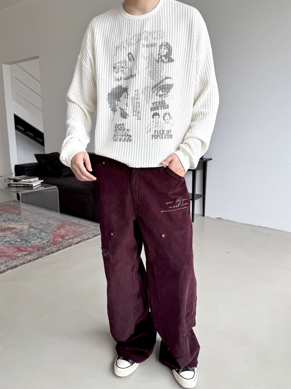 Erole "Sin Redemption" Rough Woven Sweater