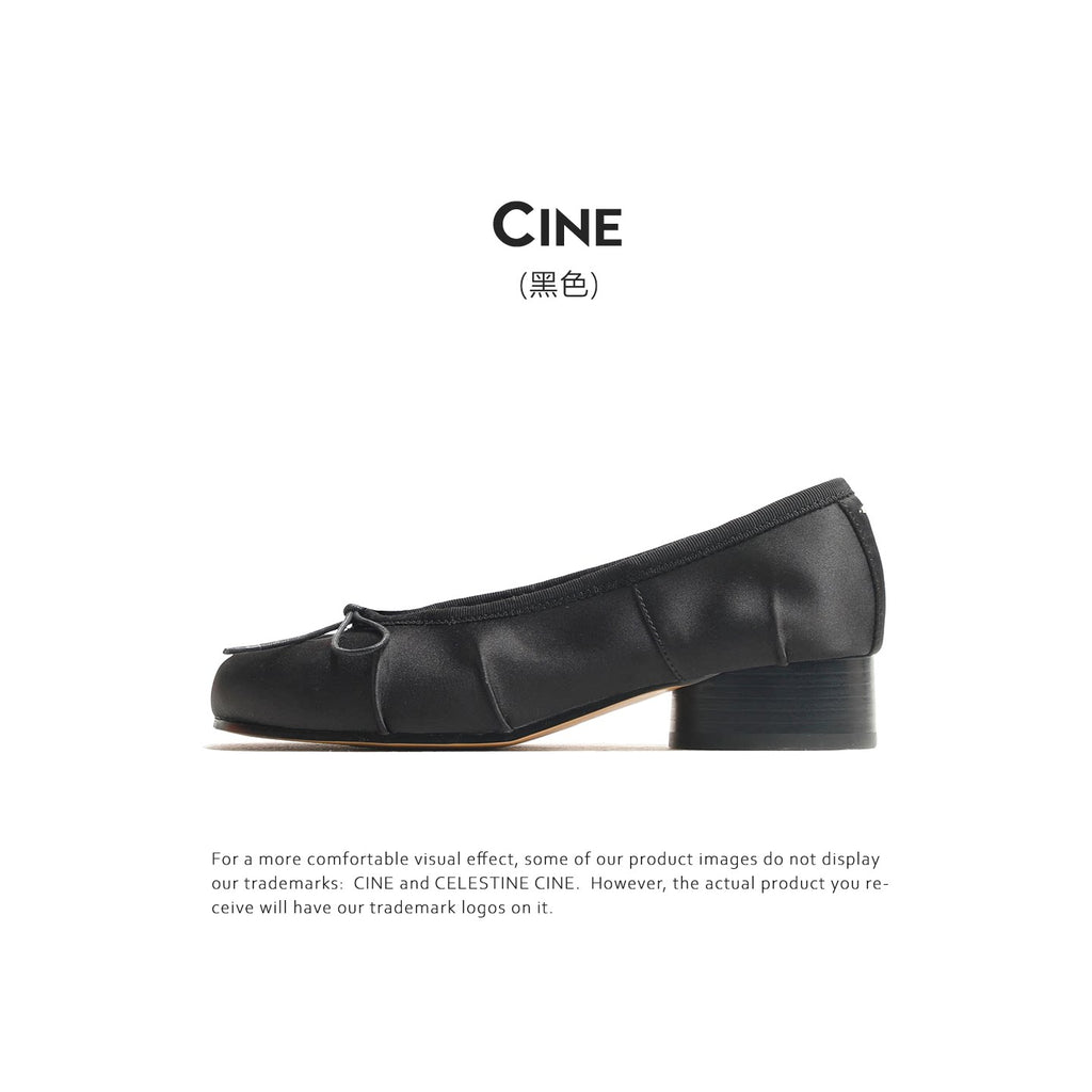 Cebostin Bow-toed Shallow Mouth Single Shoes