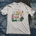 Wang Youbing Round Neck Hand-painted Printing Loose Tee