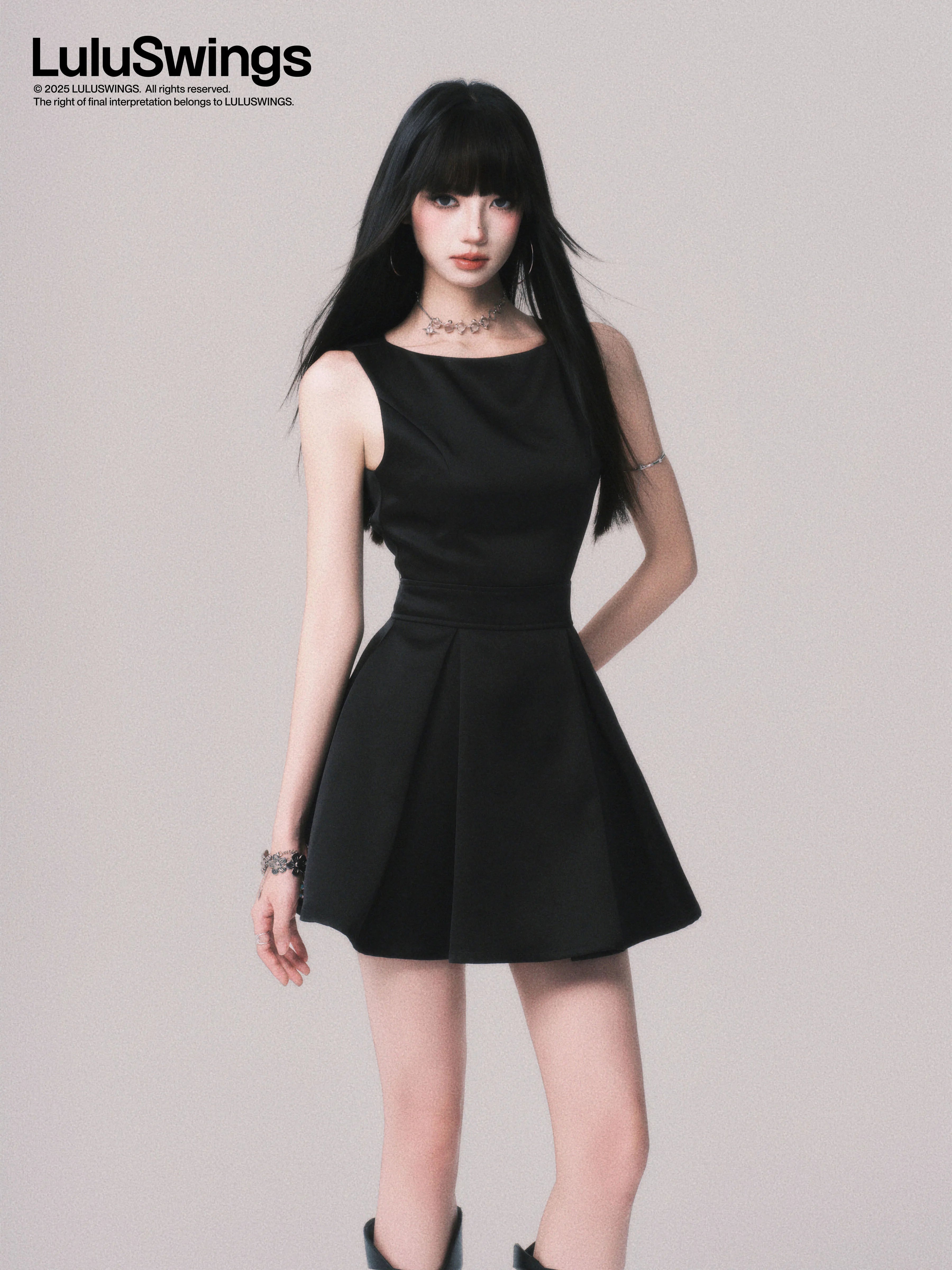 LULUSWINGS Waist Sleeveless Dress