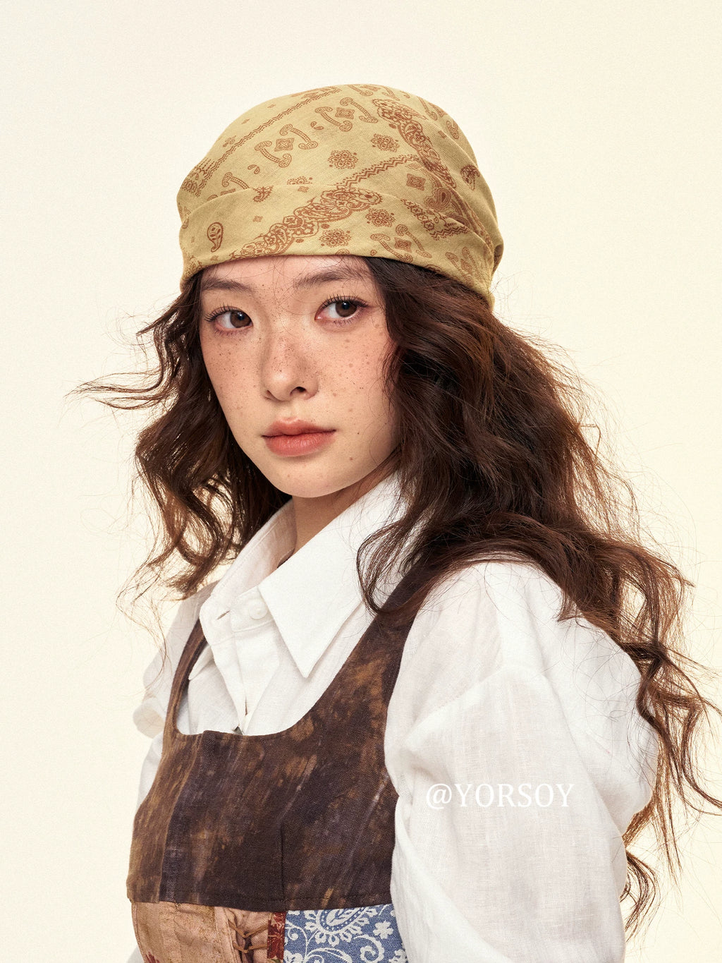YORSOY Retro Atmosphere Multifunctional Square Scarf
