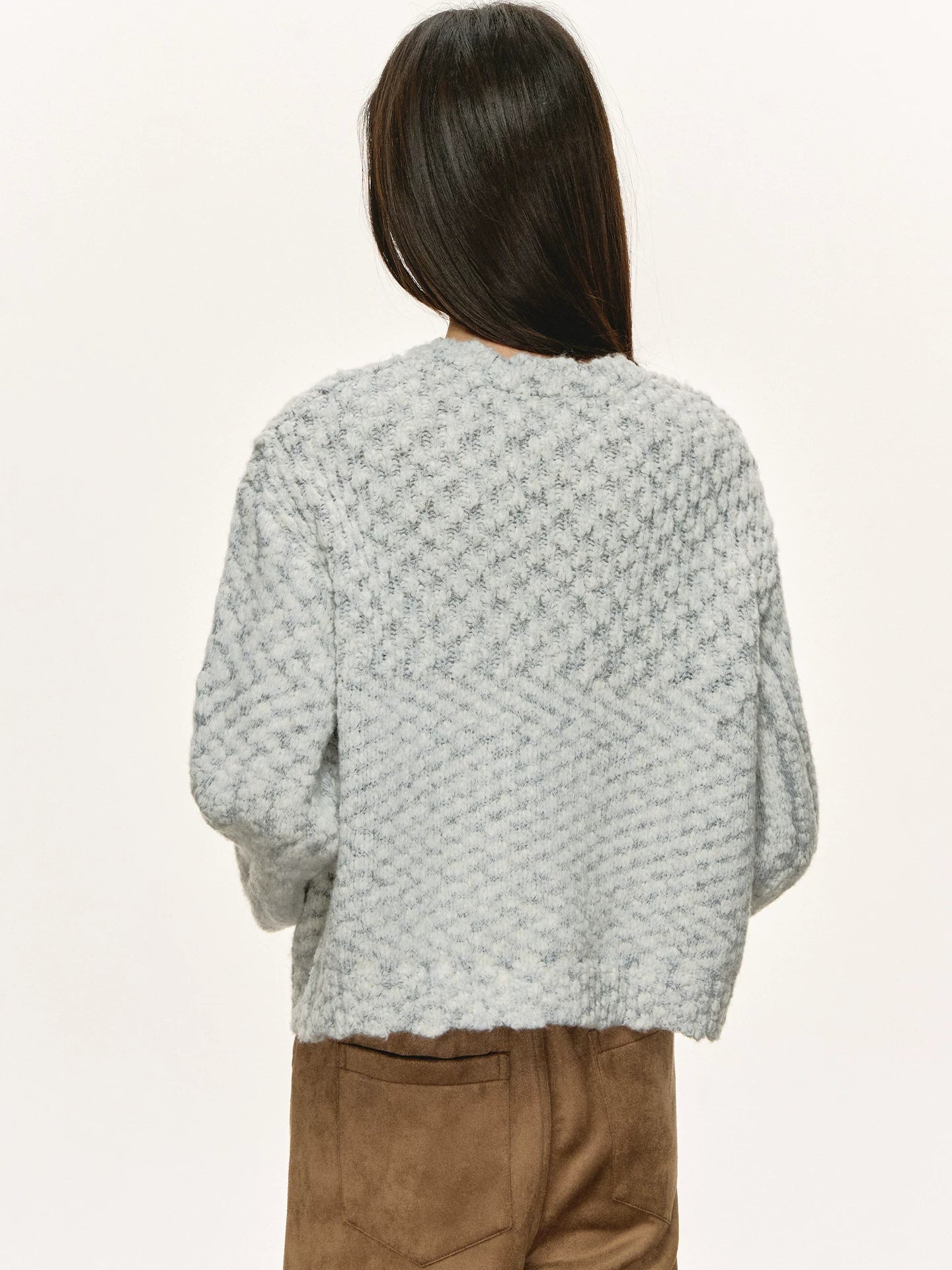 Anna Aneae Loose Temperament Warm Knitted Sweater