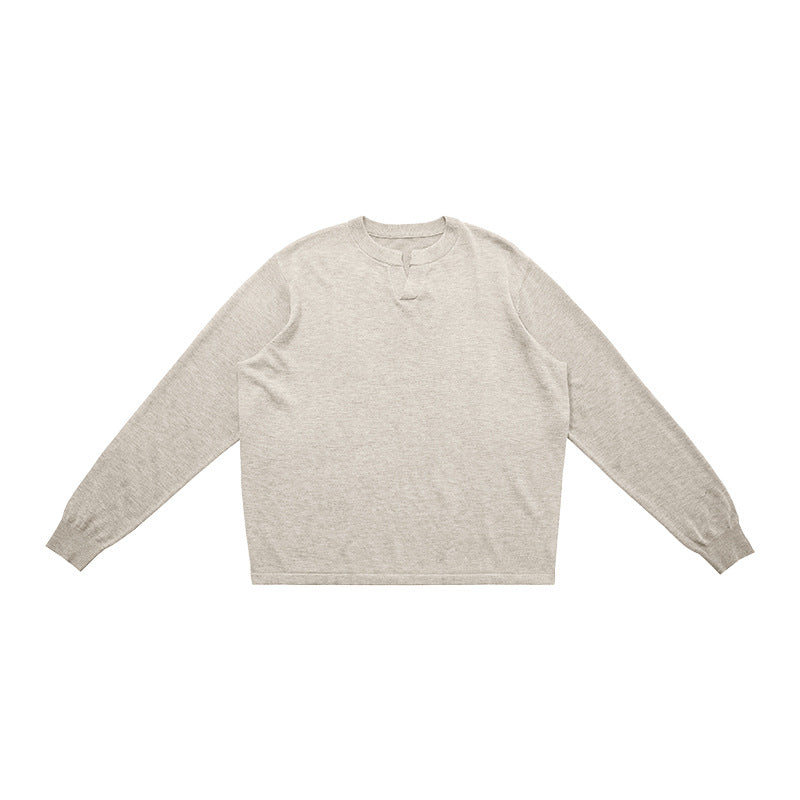 UNF V-Neck Knitted Bottom Long Sleeve