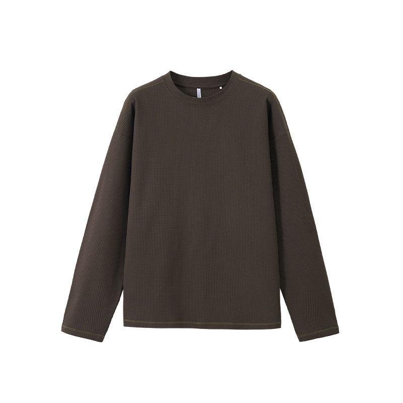 Inflation Waffle Breathable Crew Neck Long Sleeve