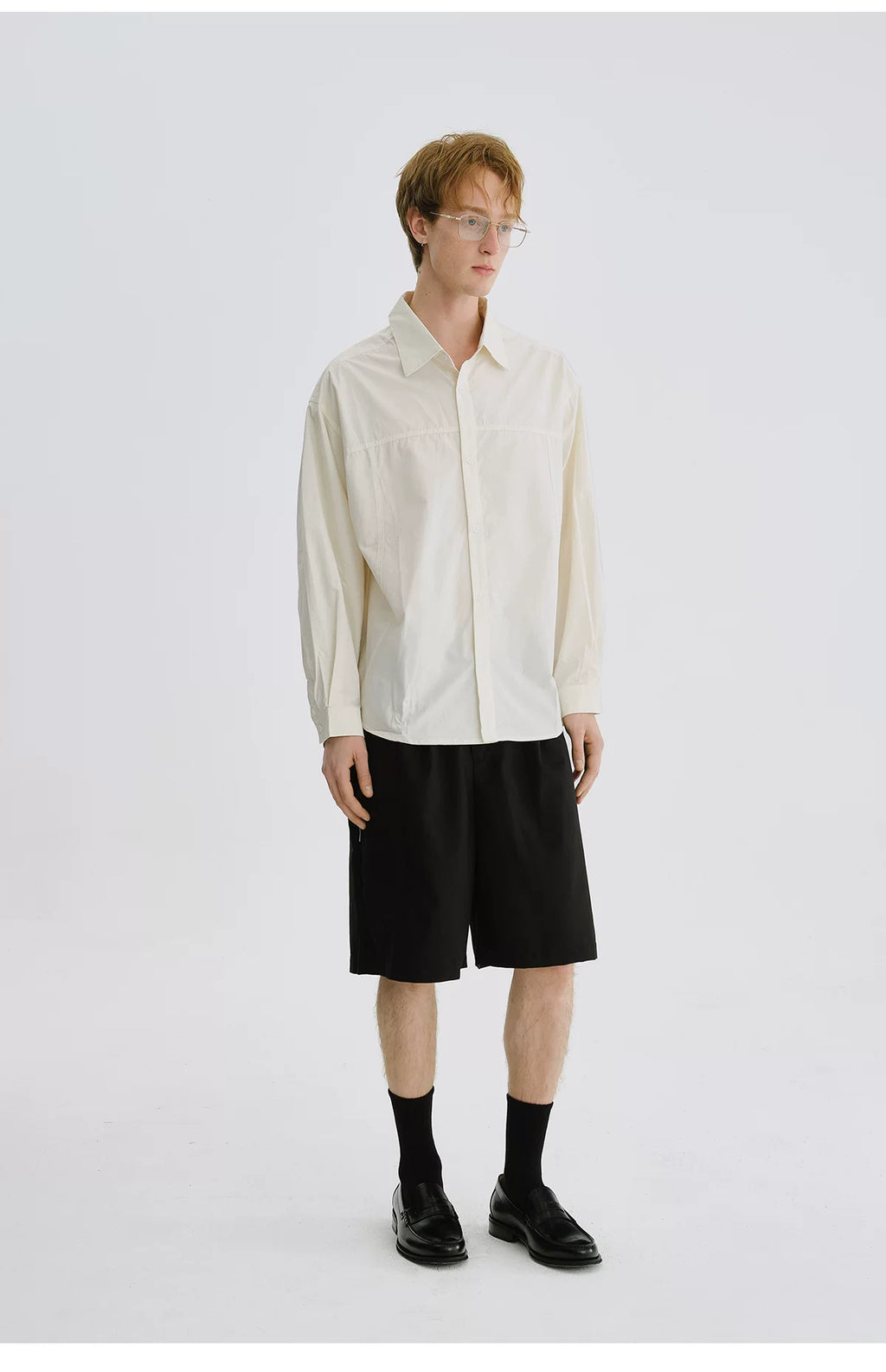 LIVINGTOWN Simple Versatile Lapel Casual Shirt