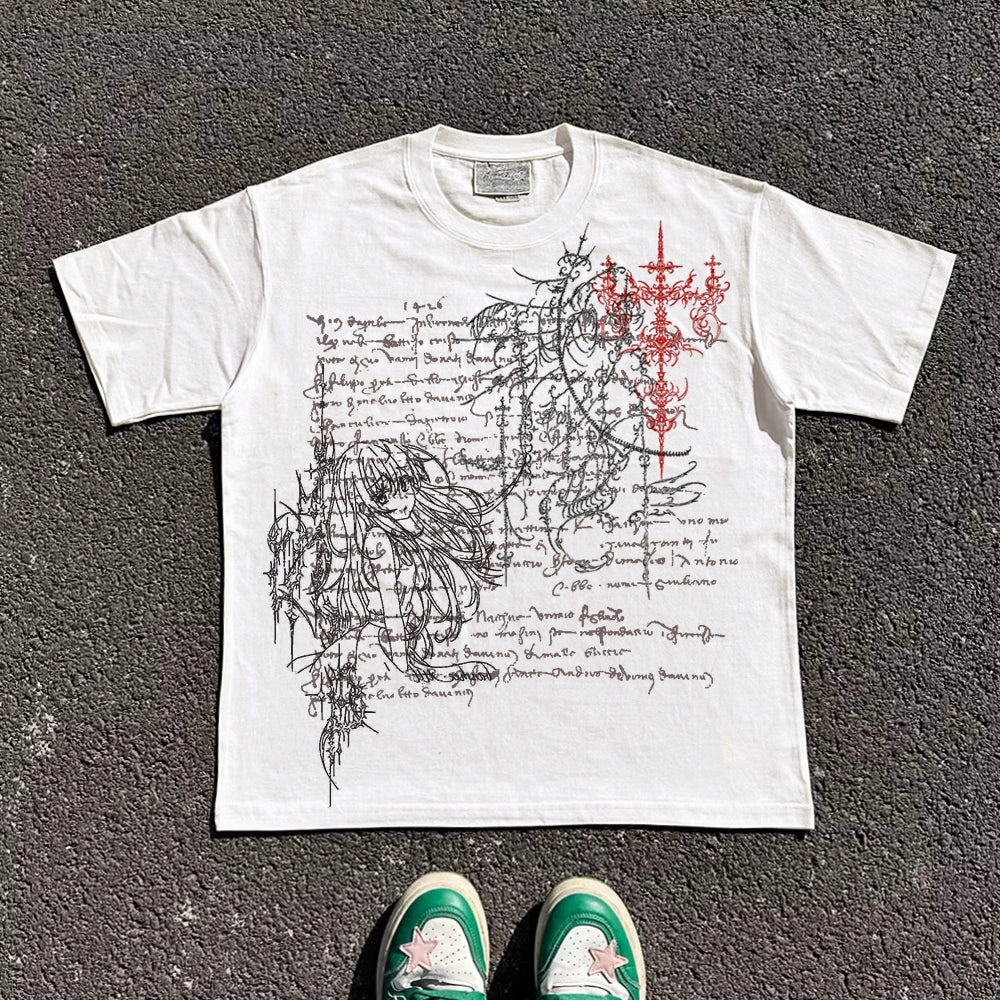 Wang Youbing Studio! KARA 260g 100% Cotton Tee