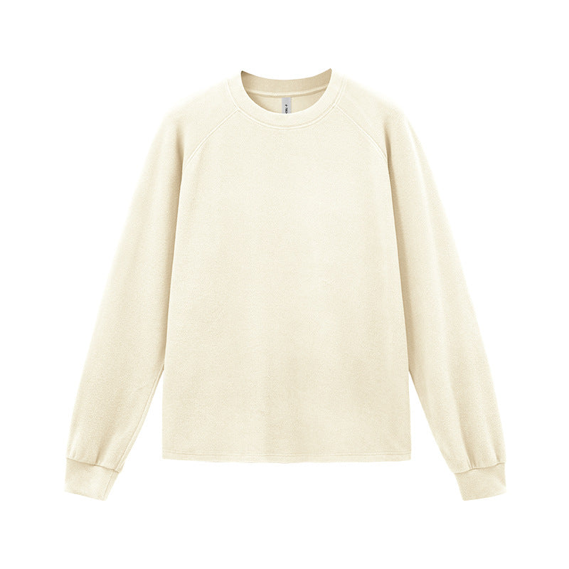 (Clearance) Inflation Warm Shoulders Loose Crew Neck Long Sleeves