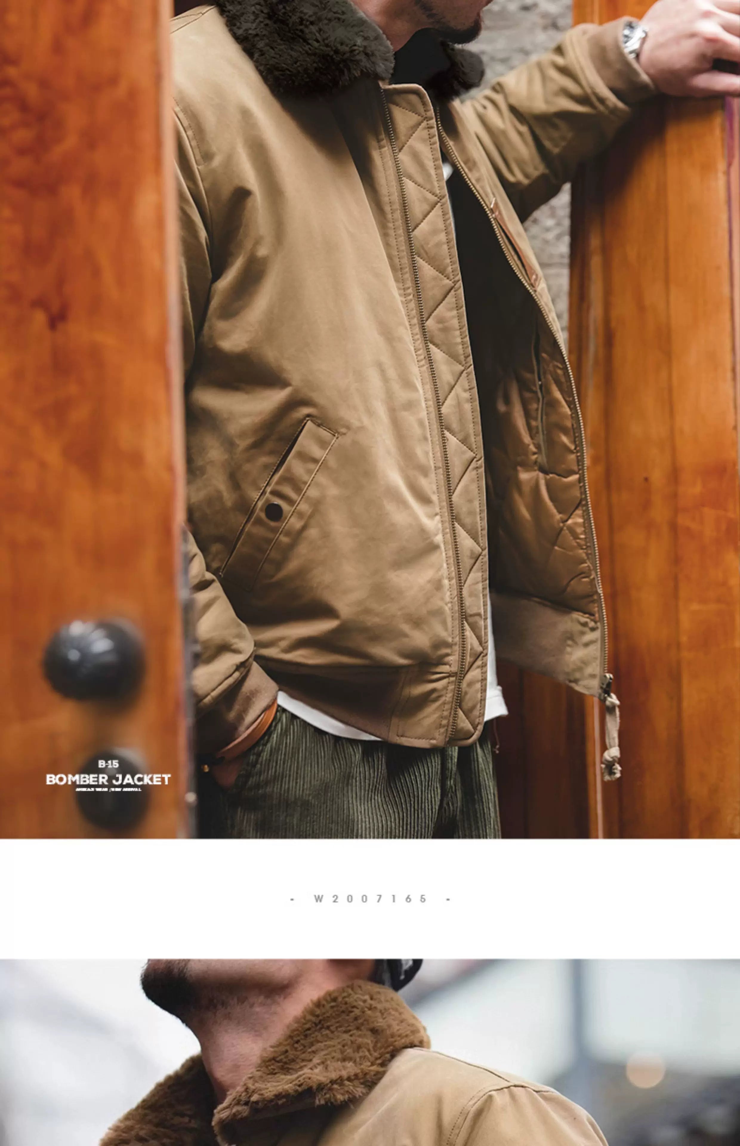 Madden B15 mountain cotton bomber jacket