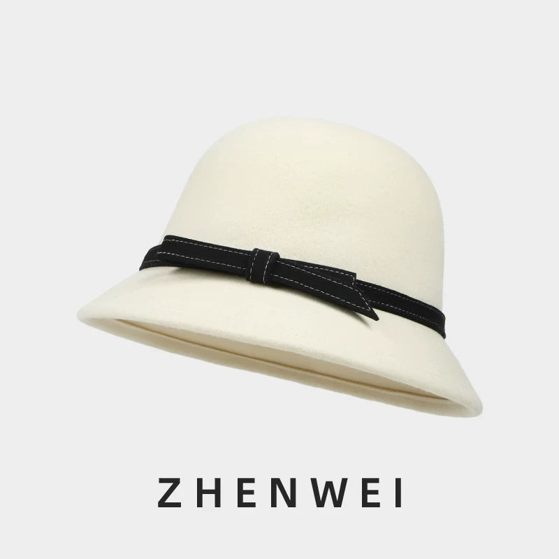 ZHENWEI Wool Extravagant Gift Hat