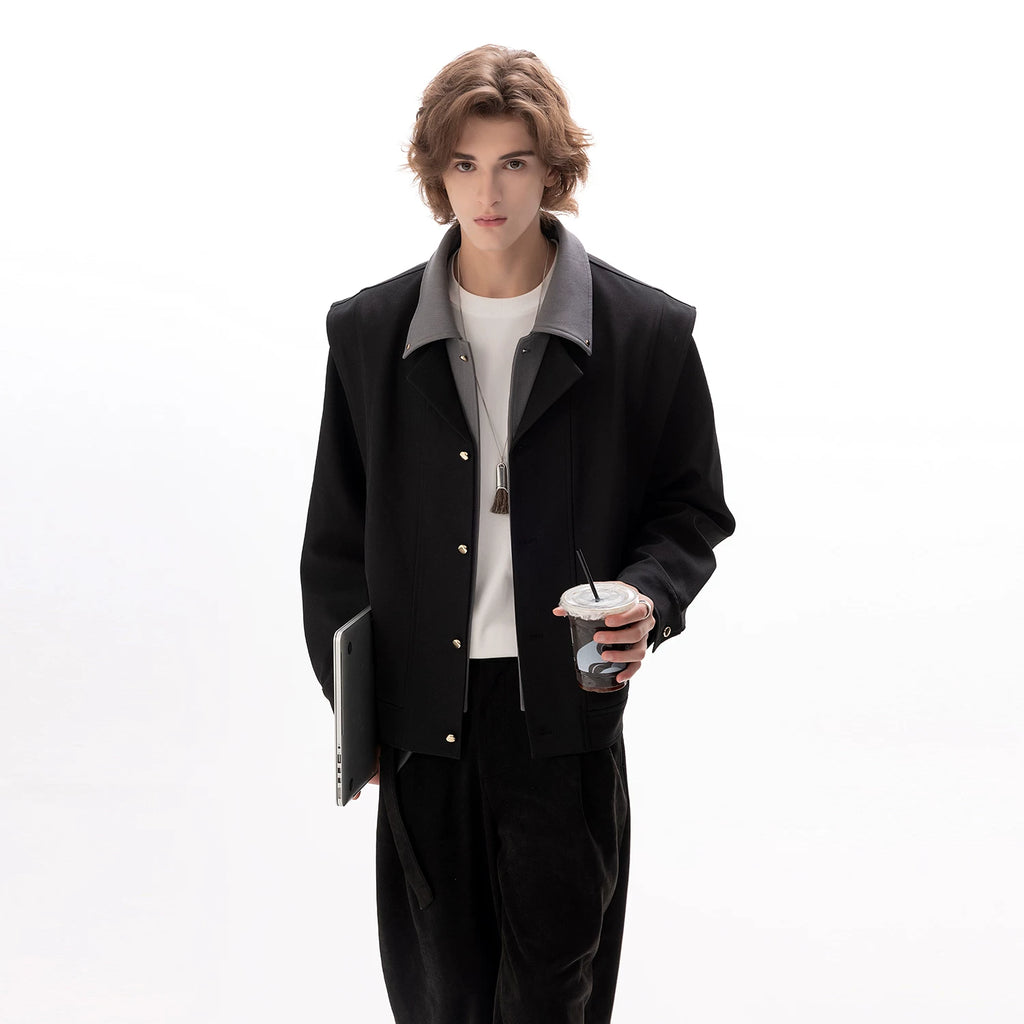 CHOR Retro Stiff Lapel Jacket