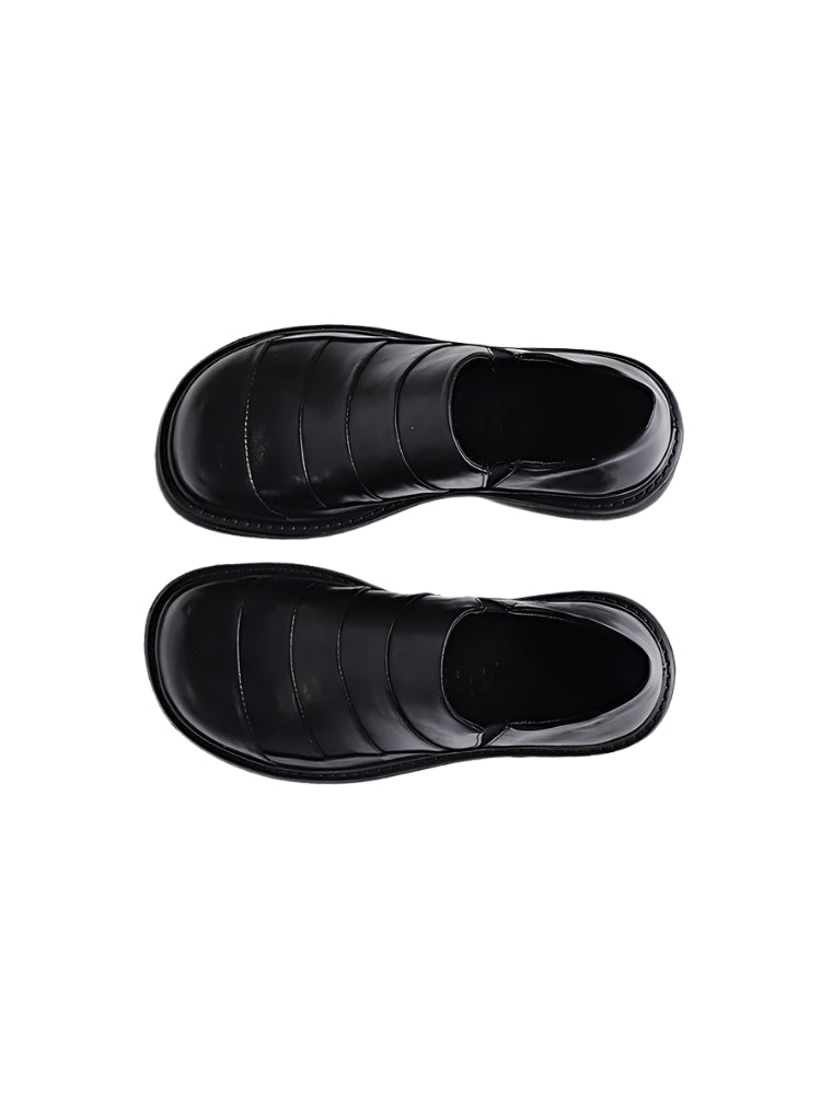 SHENLV STUDIO head-up splicing ARMOR derby shoes