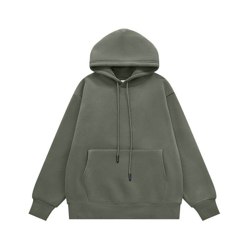Inflation Casual Versatile Fleece Hooded Sweater
