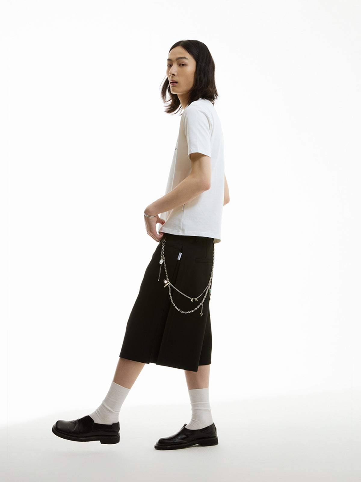 FUNKYFUN Handmade Pendant Double Trouser Chain