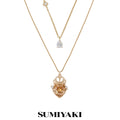SUMIYAKI Crown Niche Premium Double Necklace