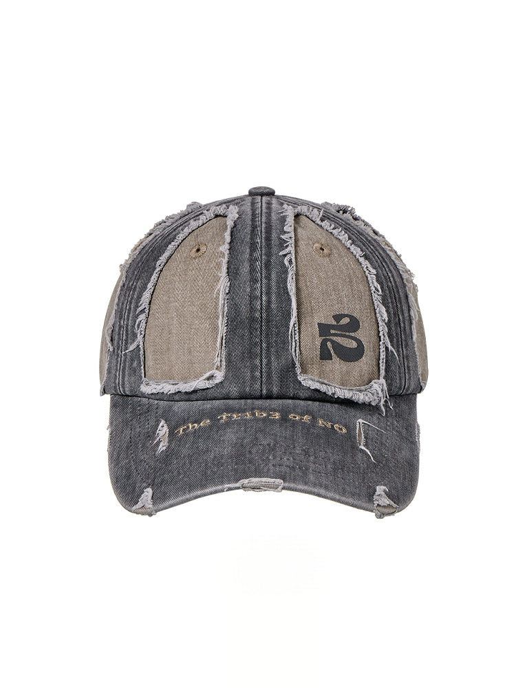 SANB Contrast Color Wash Damage Grind Heavy Industry Cap