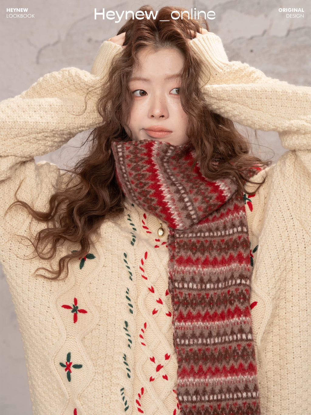 LOVEHEYNEW Temperament Retro Loose Lazy Sweater