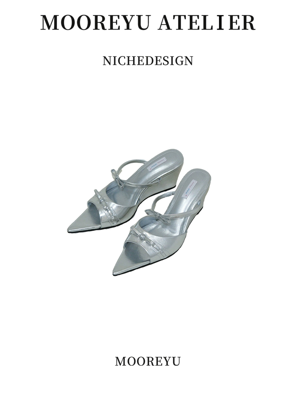 Mooreyu Sexy Shallow Leather High Heels