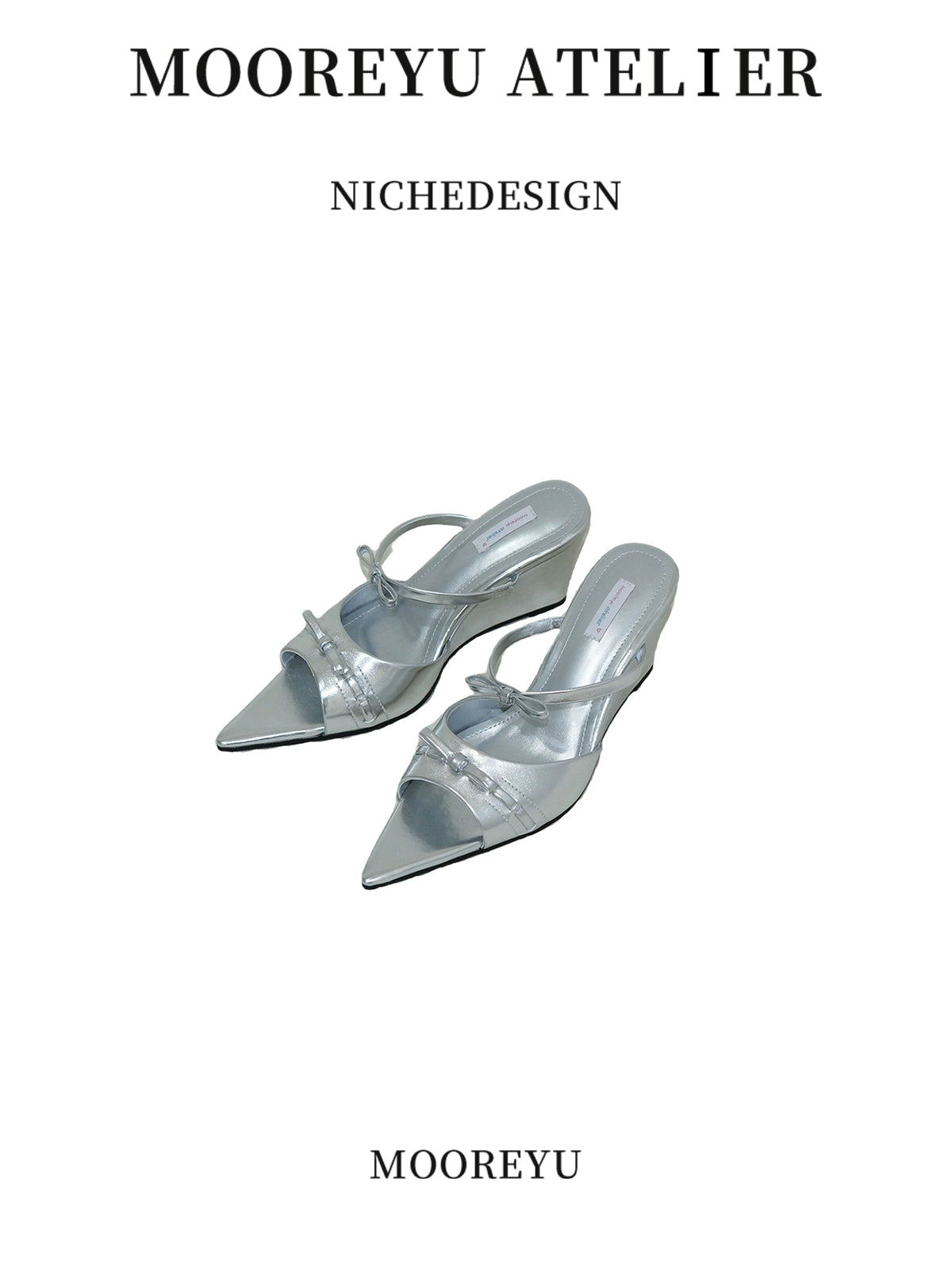 Mooreyu Sexy Shallow Leather High Heels
