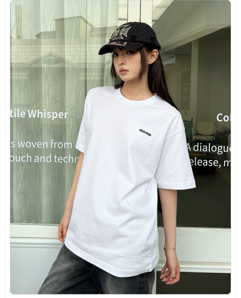 404MOB Simple Casual Versatile Tee