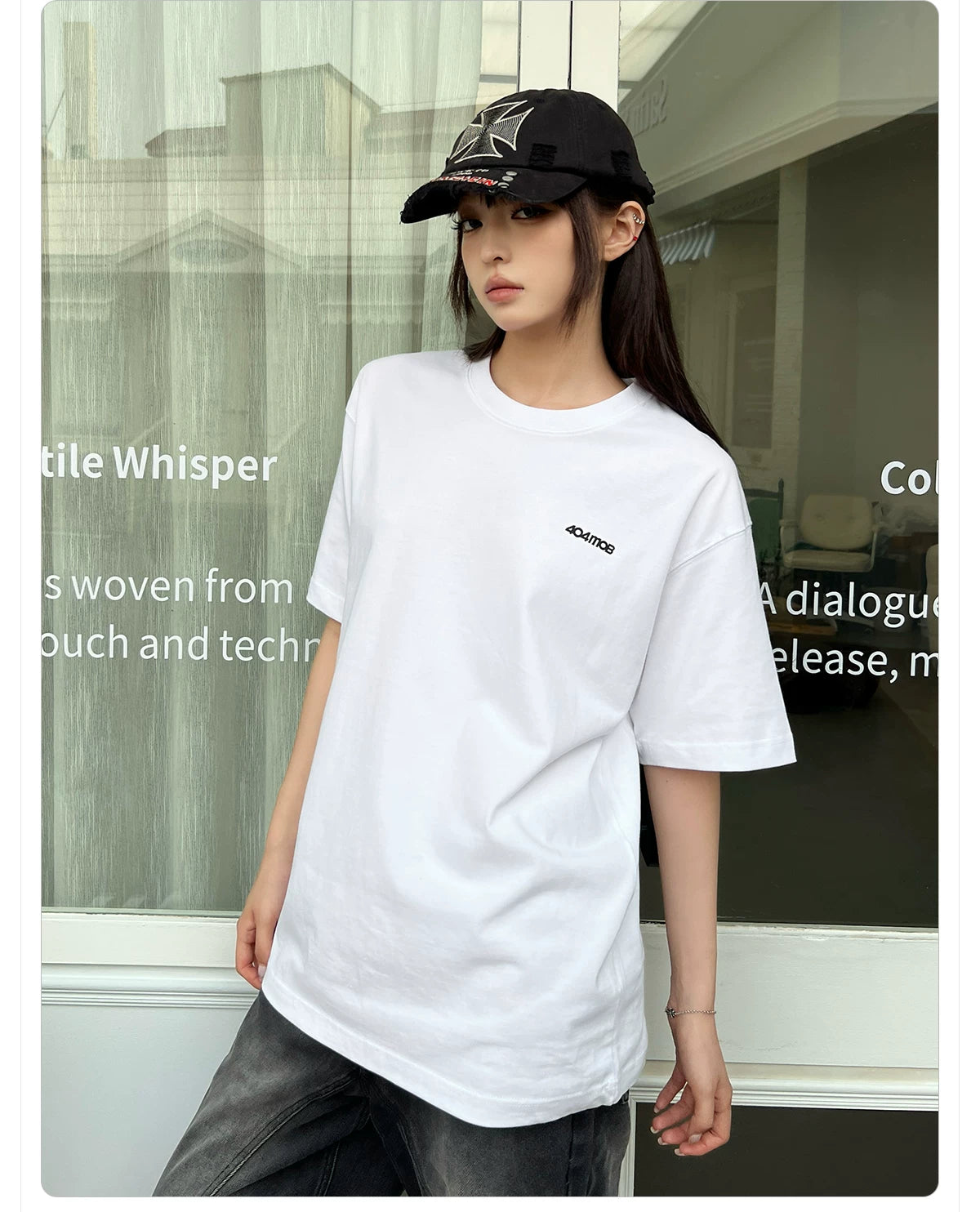 404MOB Simple Casual Versatile Tee
