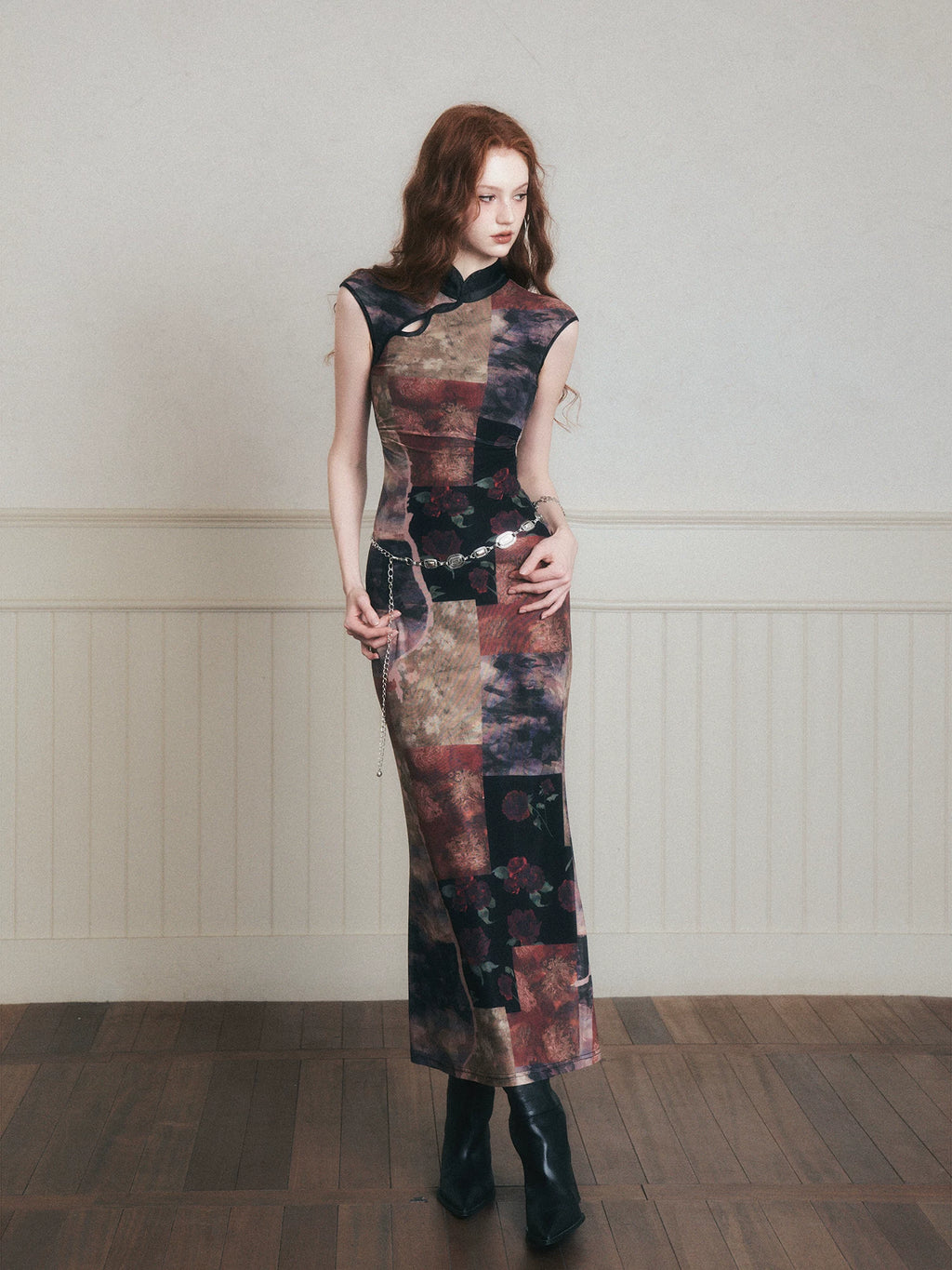 LULUSWINGS Vintage Cheongsam Fishtail Dress