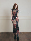 LULUSWINGS Vintage Cheongsam Fishtail Dress