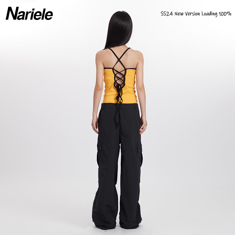 Nariele Retro Sexy Babes Wear Suspenders Inside and Out