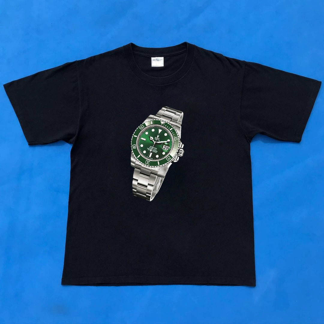 Wang Youbing Studio! Rolex 220g 100% Cotton Tee