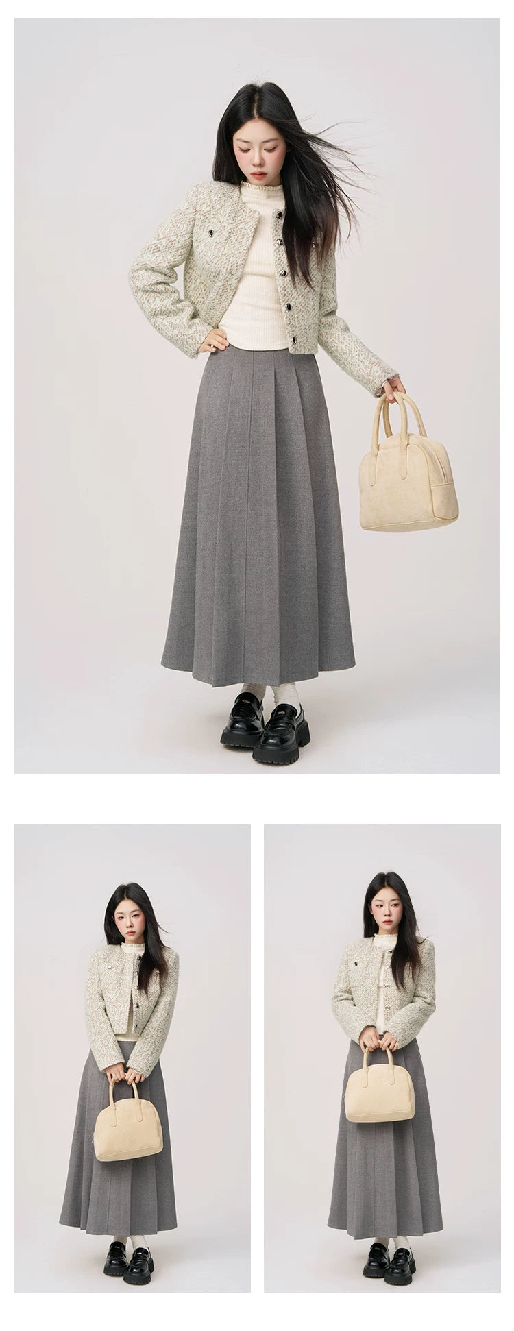 Wildberry High-end Korean Temperament Fashion Short Coat