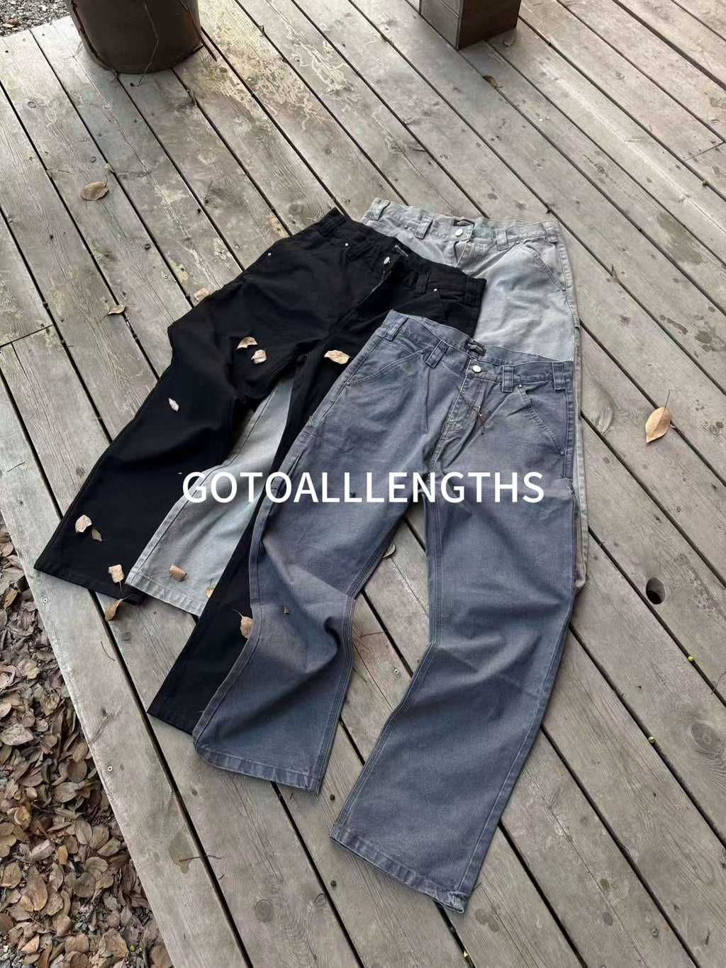 GTAL Casual Straight Breathable Elastic Trousers