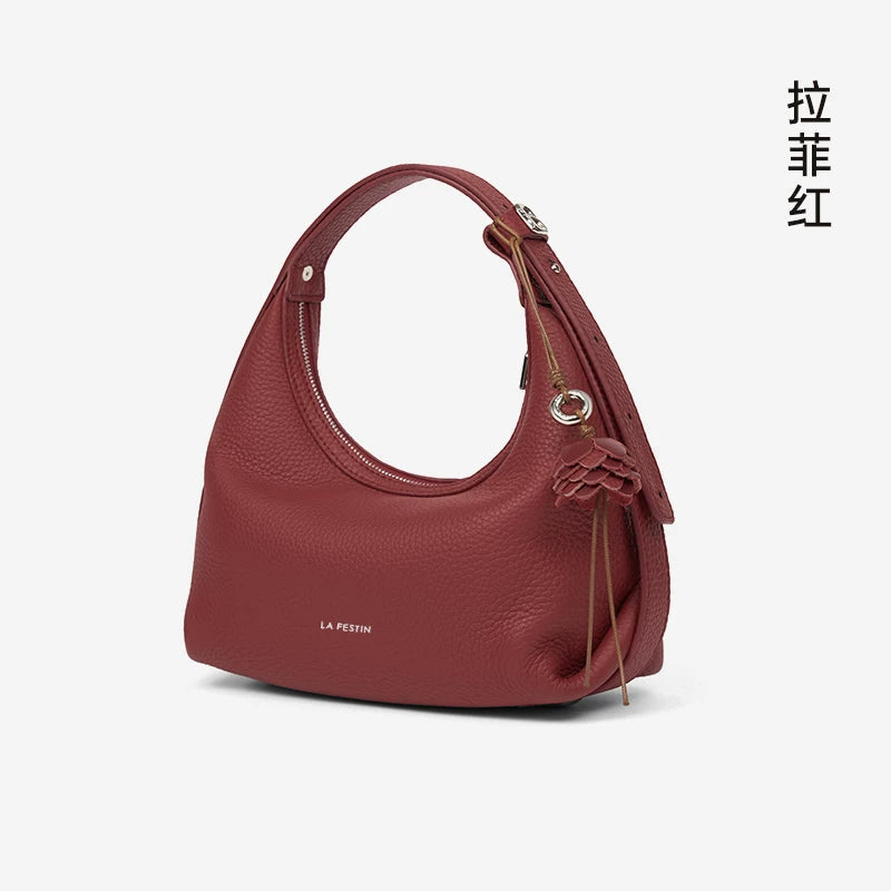 La Festin Leather Crossbody Underarm Bag