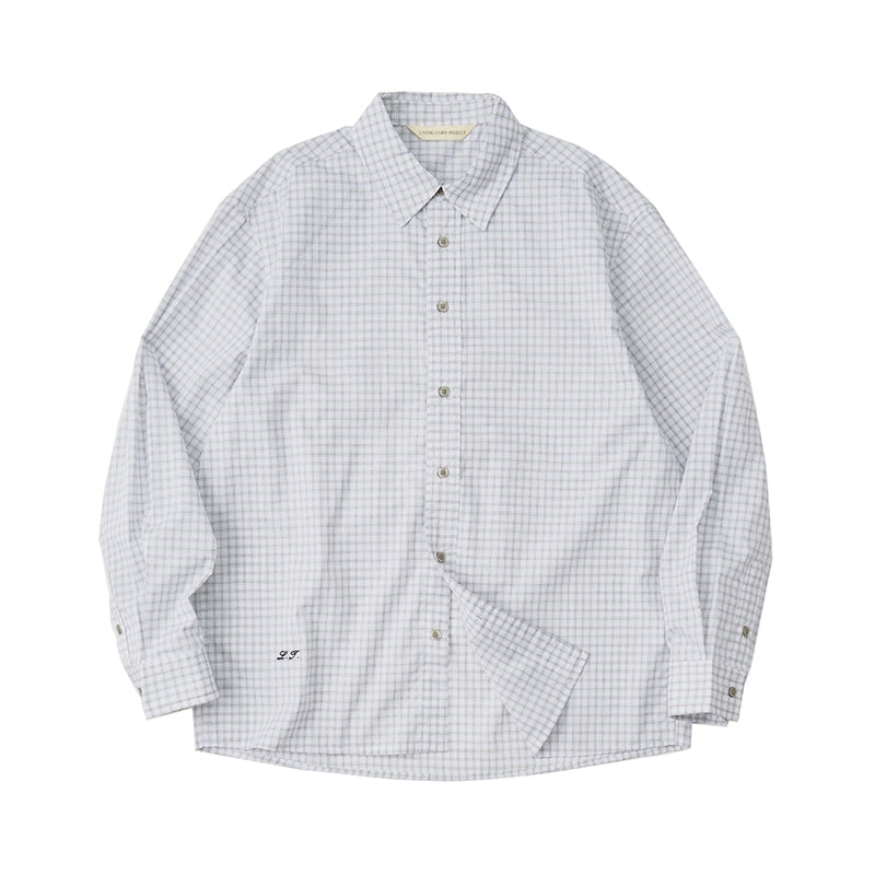 LIVINGTOWN Premium Check Long Sleeve Shirt