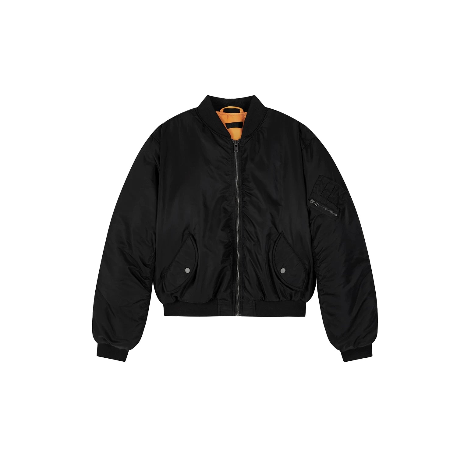 PLUS NO LOGO 25AW MA1 short and wide cotton bomber jacket