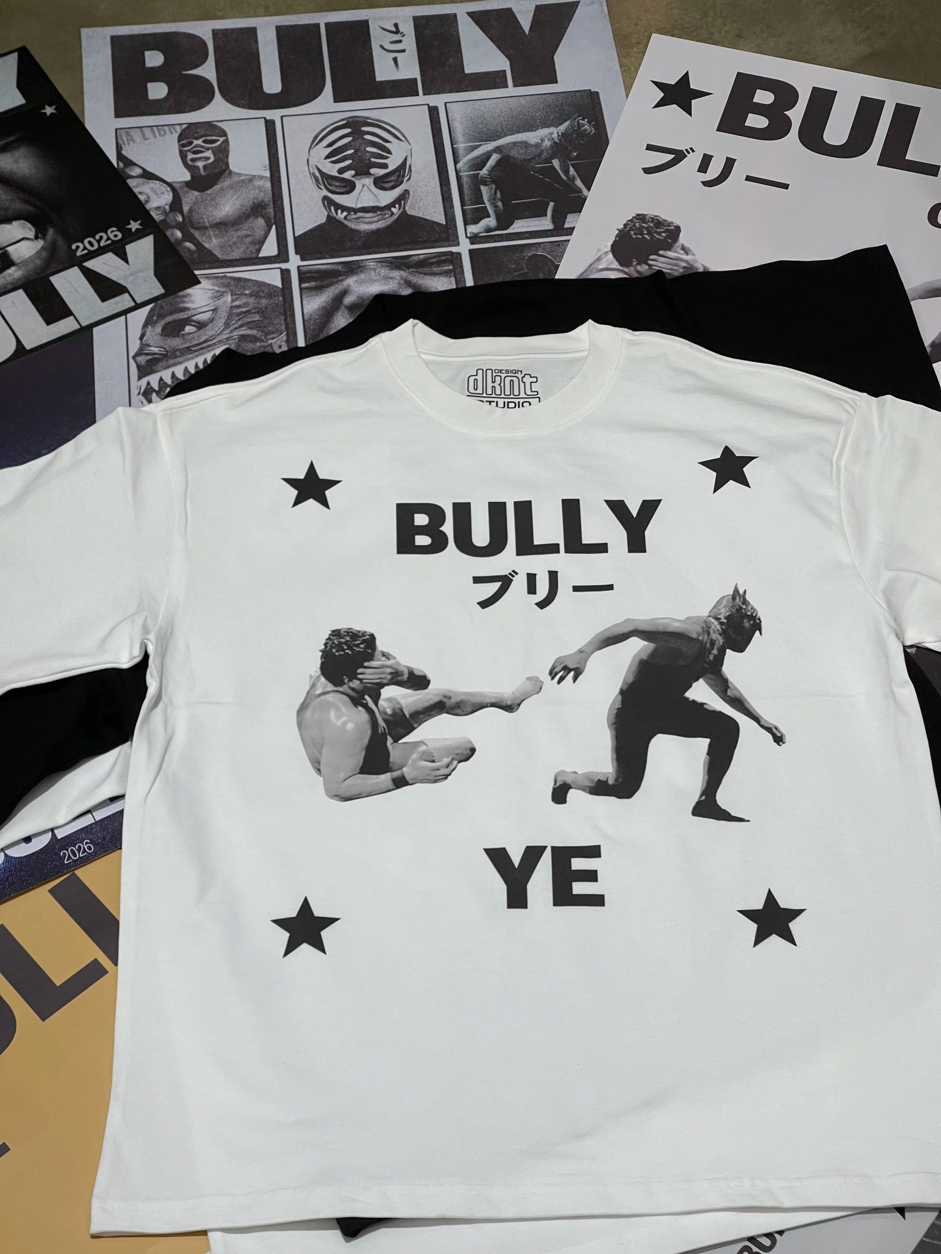 DKNT Retro Crew Neck Loose Street Tee