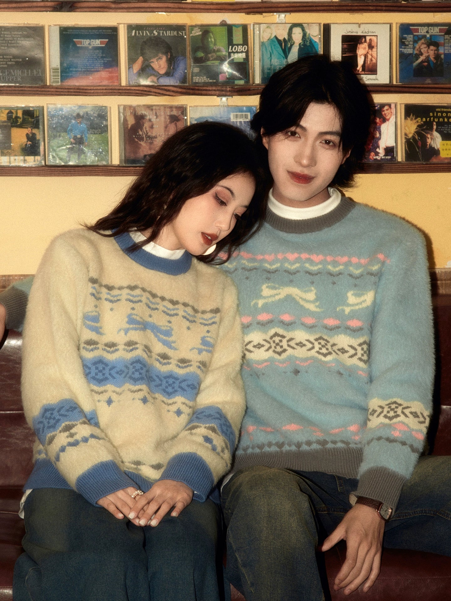 ALOHA Retro Hong Kong Style Lazy Sweater