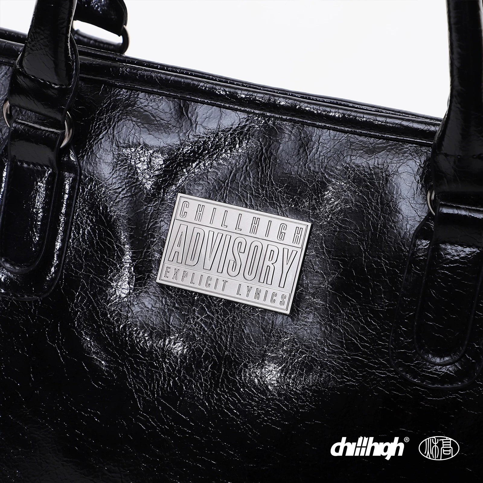 ChillHigh Crack Leather Simple Large Capacity Handbag
