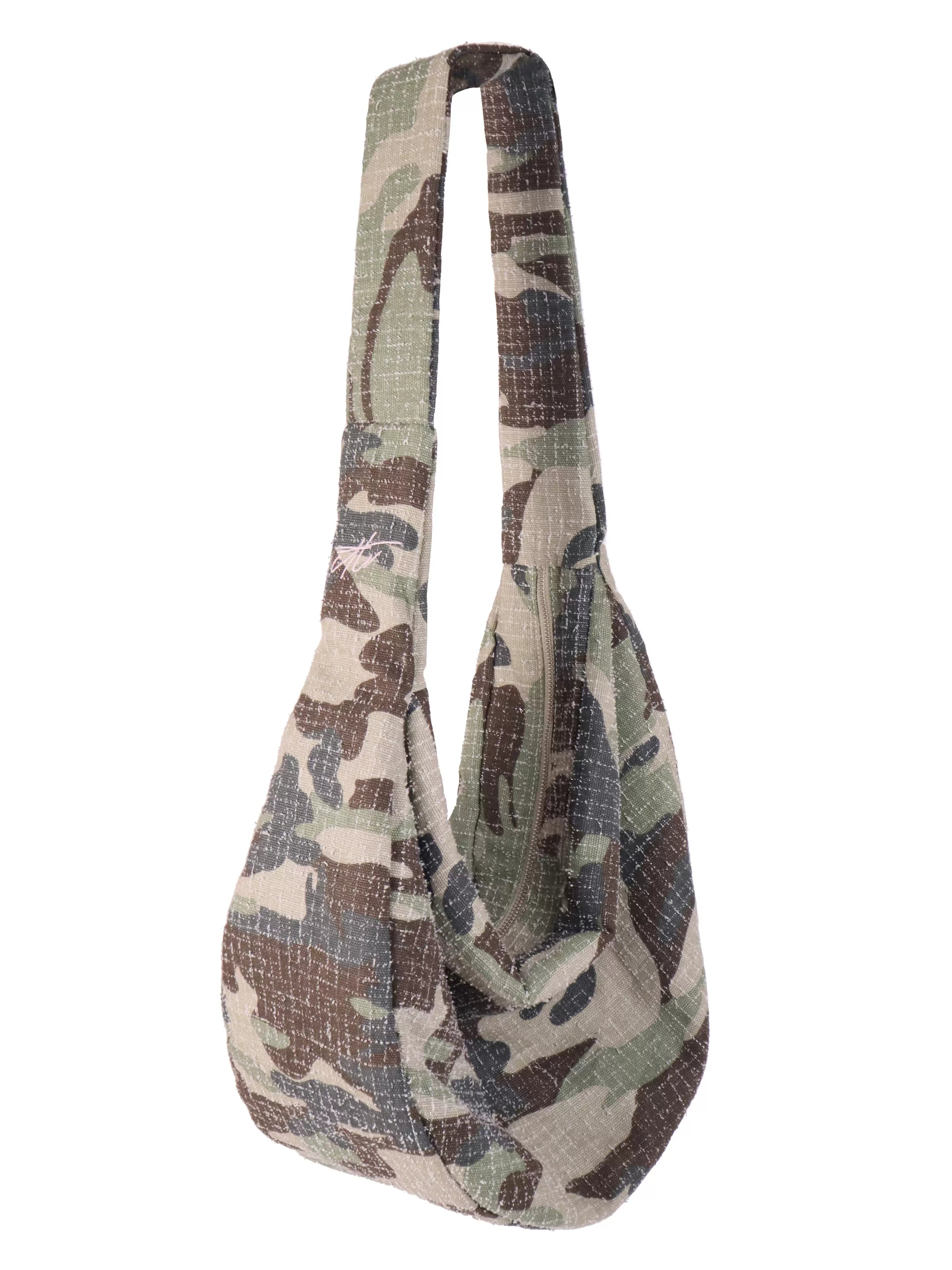 CENSMADE Stray Bag Water Drop Type Casual Camouflage Canvas