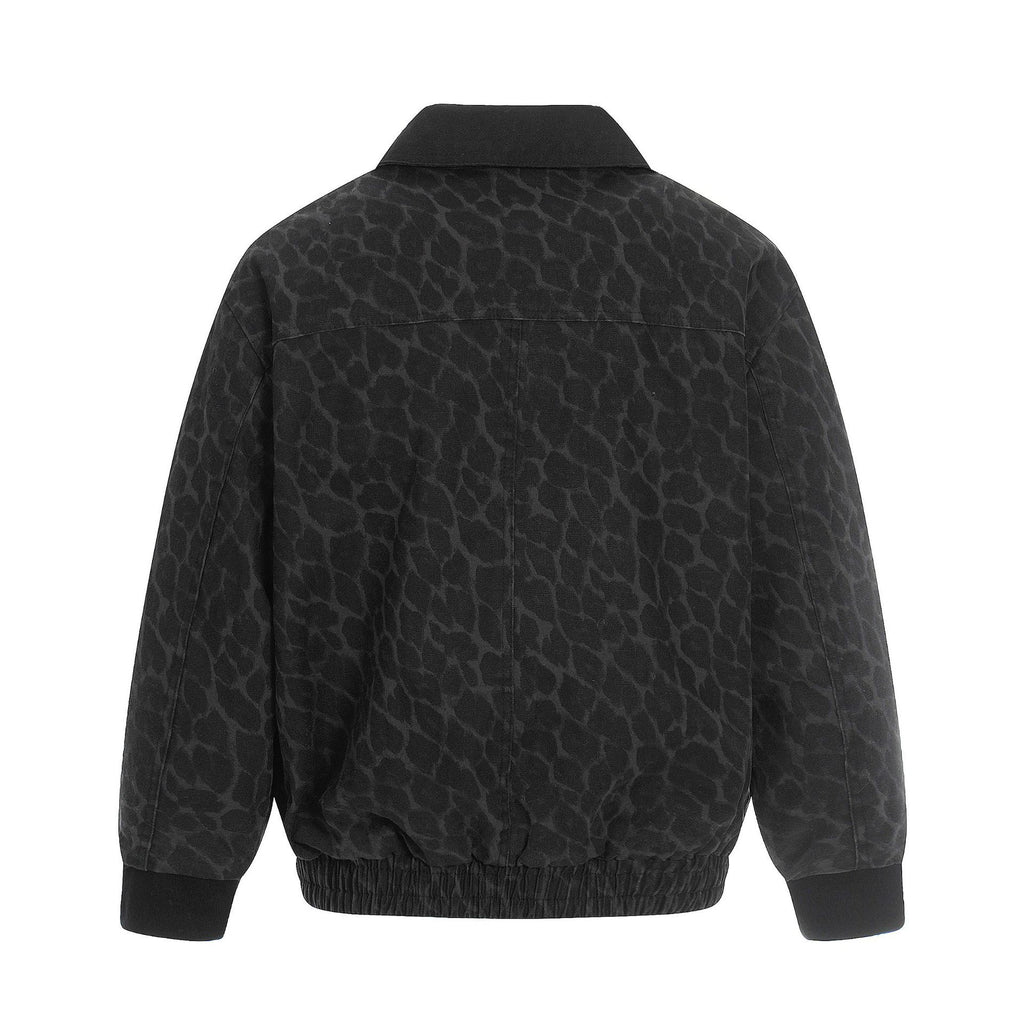 11KN Vintage Leopard Print Tooling Jacket