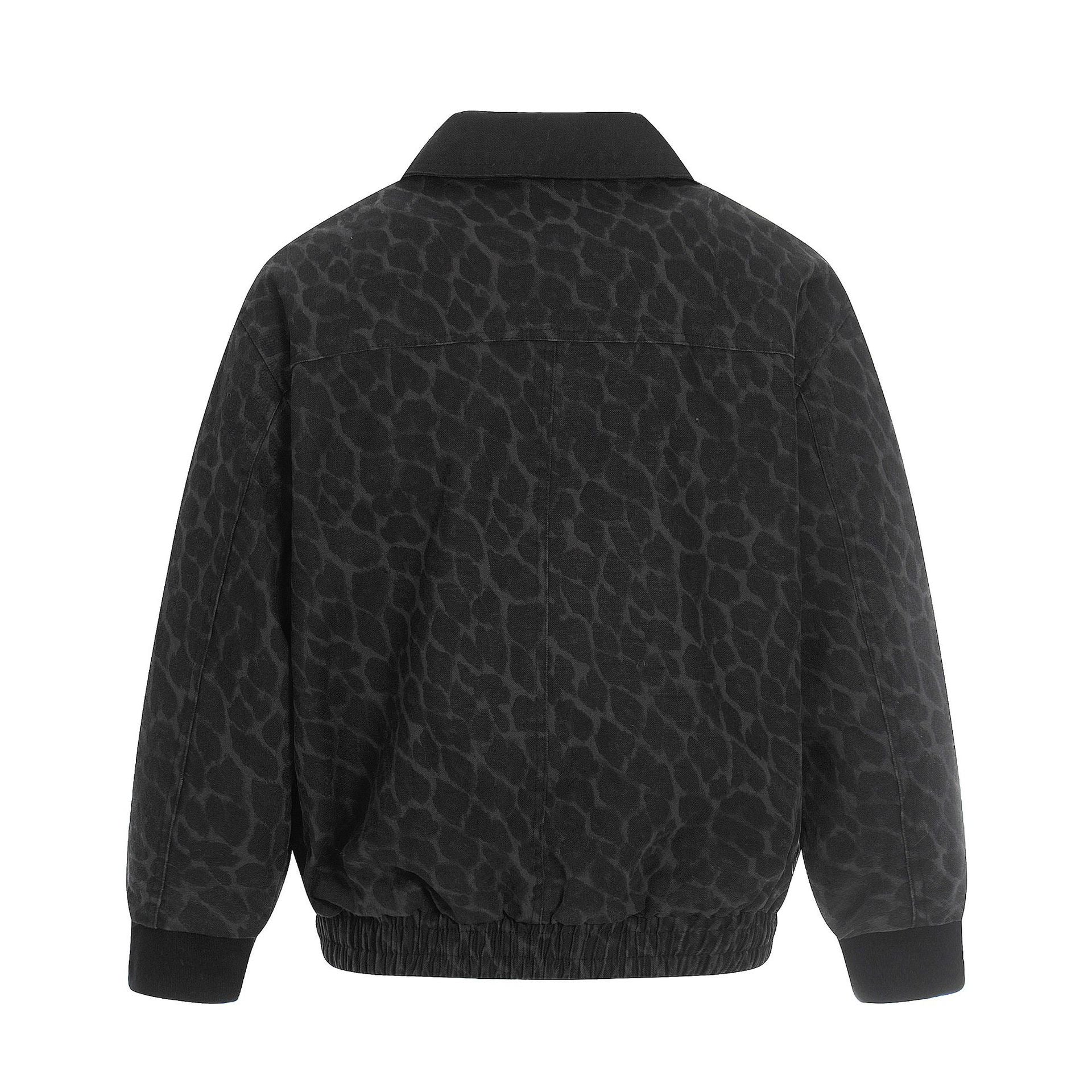11KN Vintage Leopard Print Tooling Jacket
