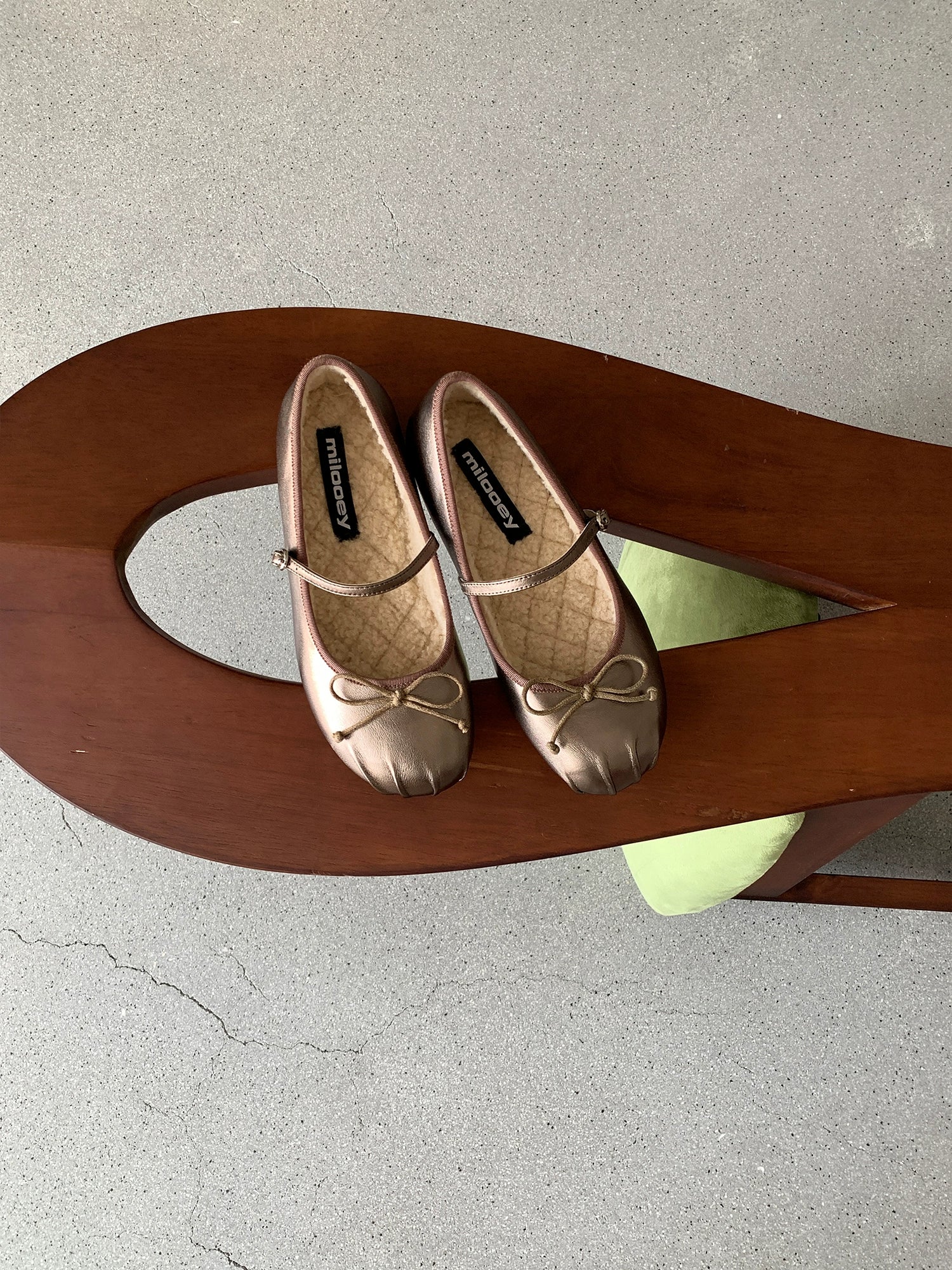 Milooey Small Fragrant Breeze Plush Inner Heightened Mary Jane Single Shoe