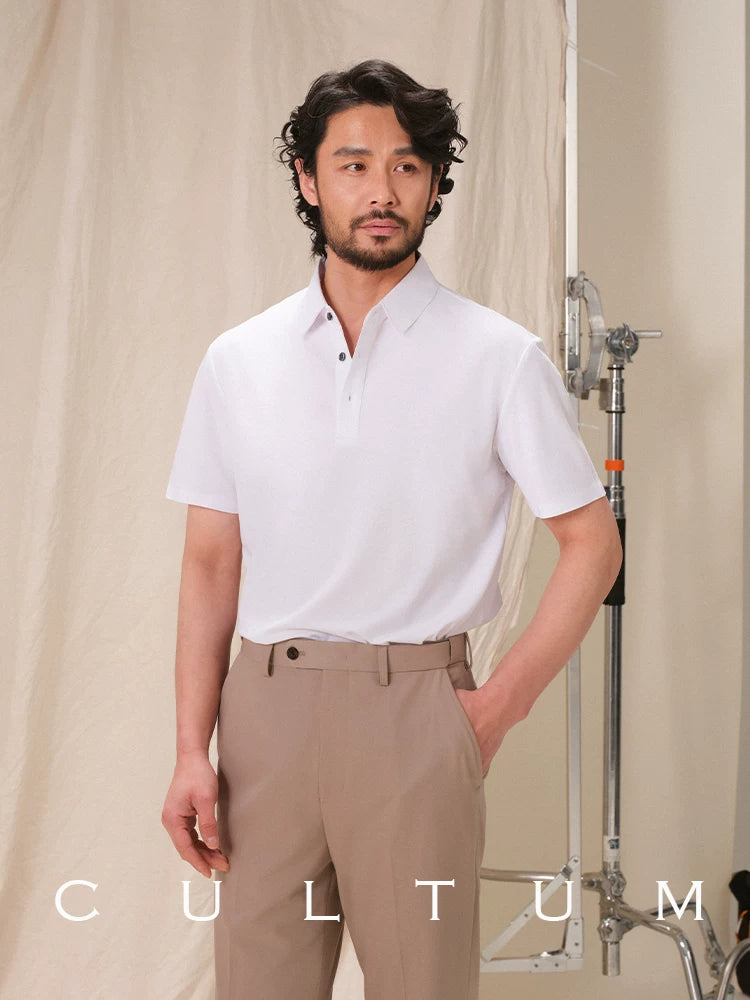 CULTUM Business Commuter Polo Shirt Casual Tee