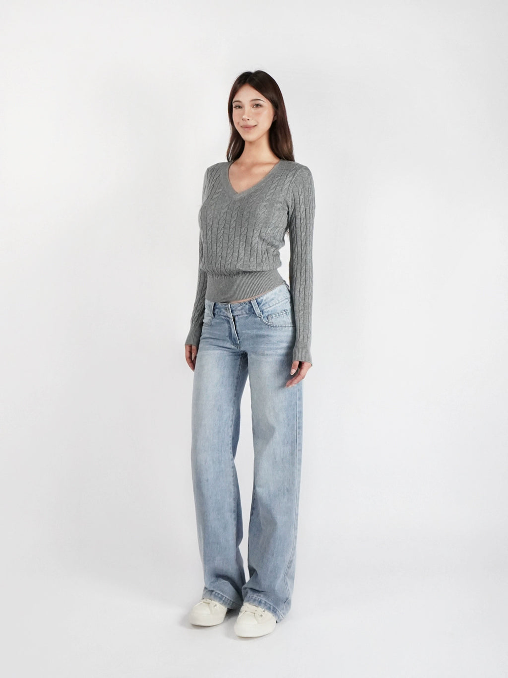 Jim Kennet Low Waist Straight Skinny Jeans