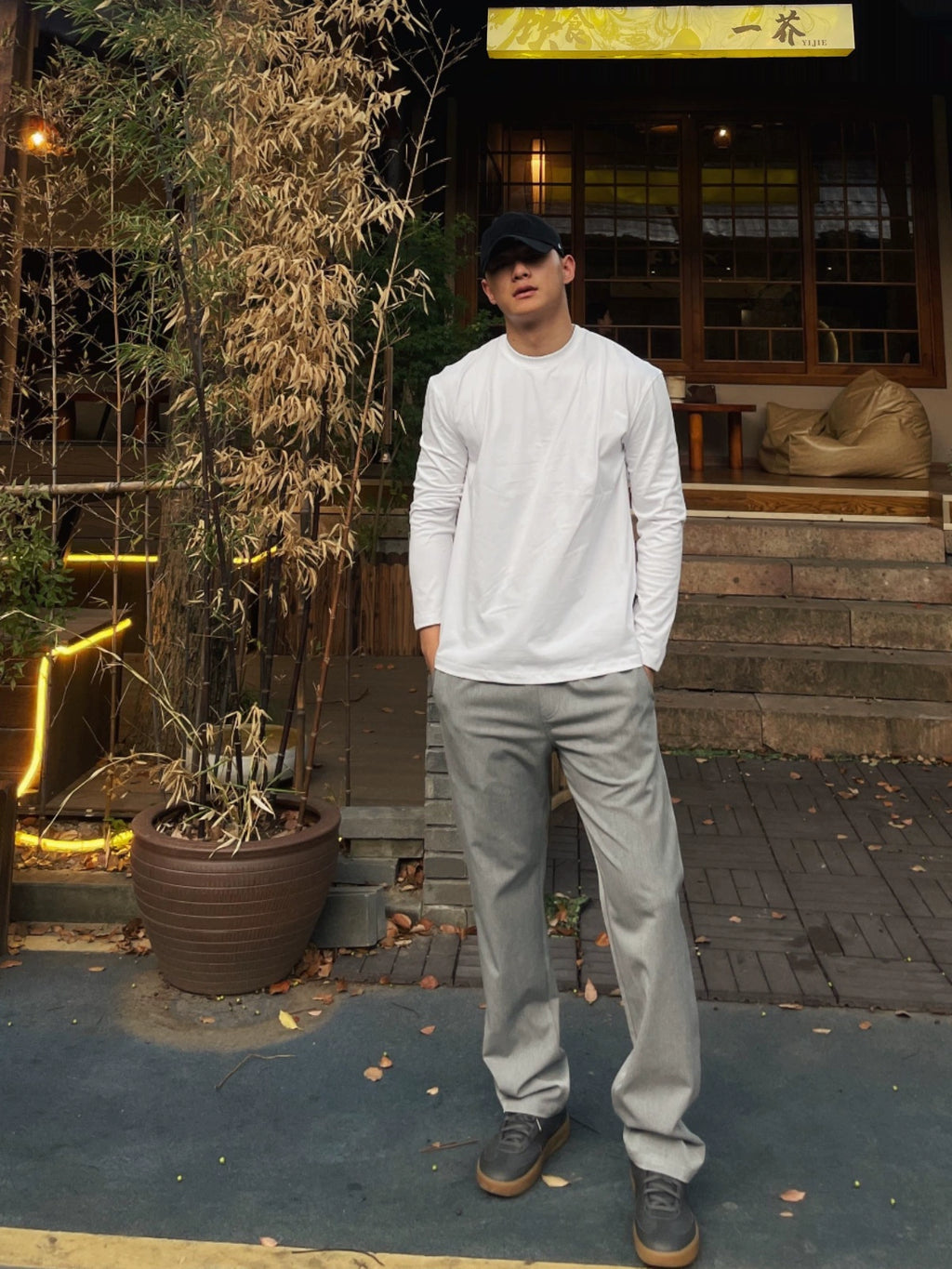 GTAL Sports Ice Skin Quick-drying Elastic Round Neck Long Sleeve