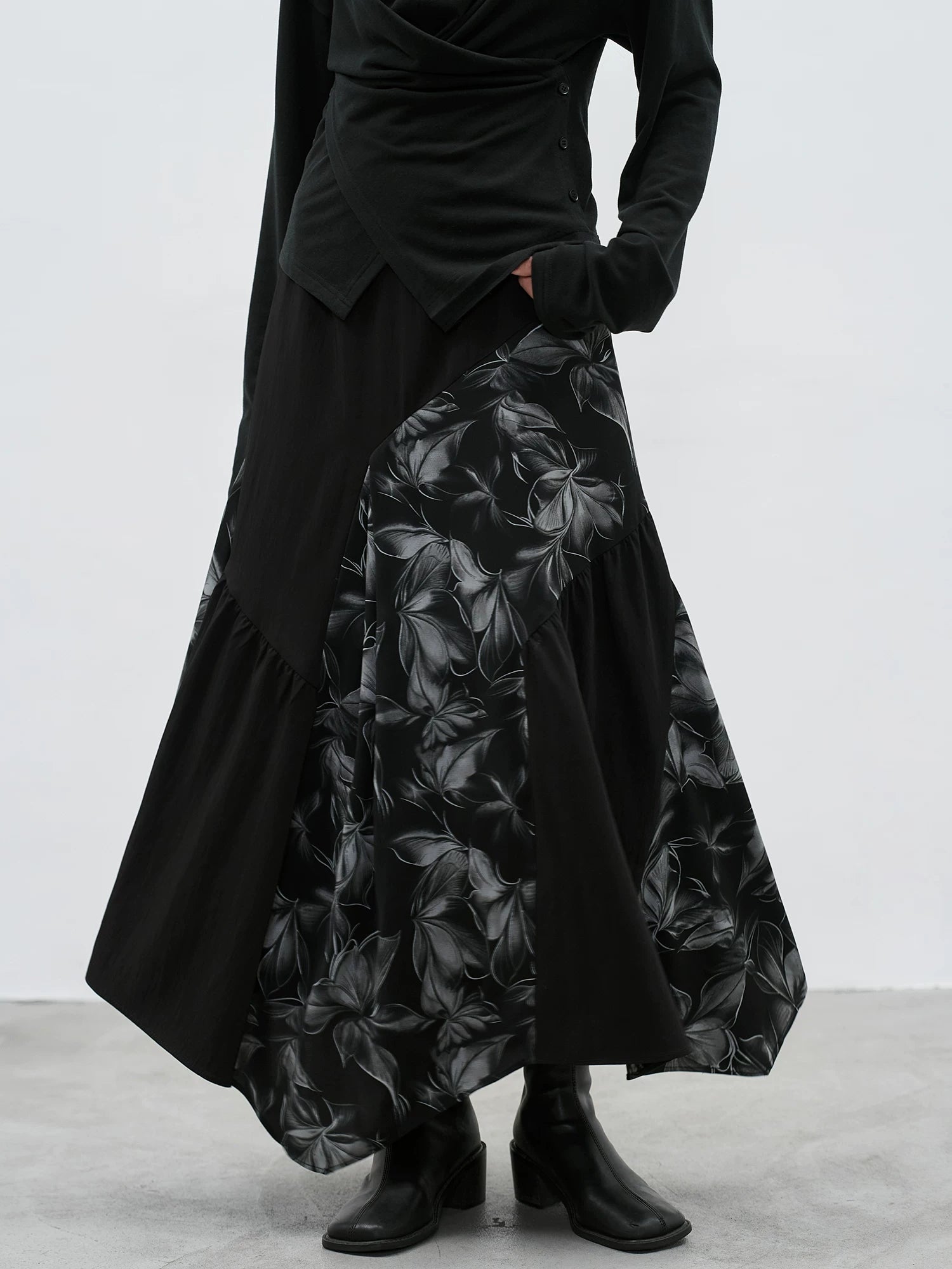 EIGHTHMONTH Mosaic Irregular Long Dress